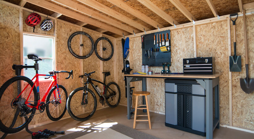 bicycle shed