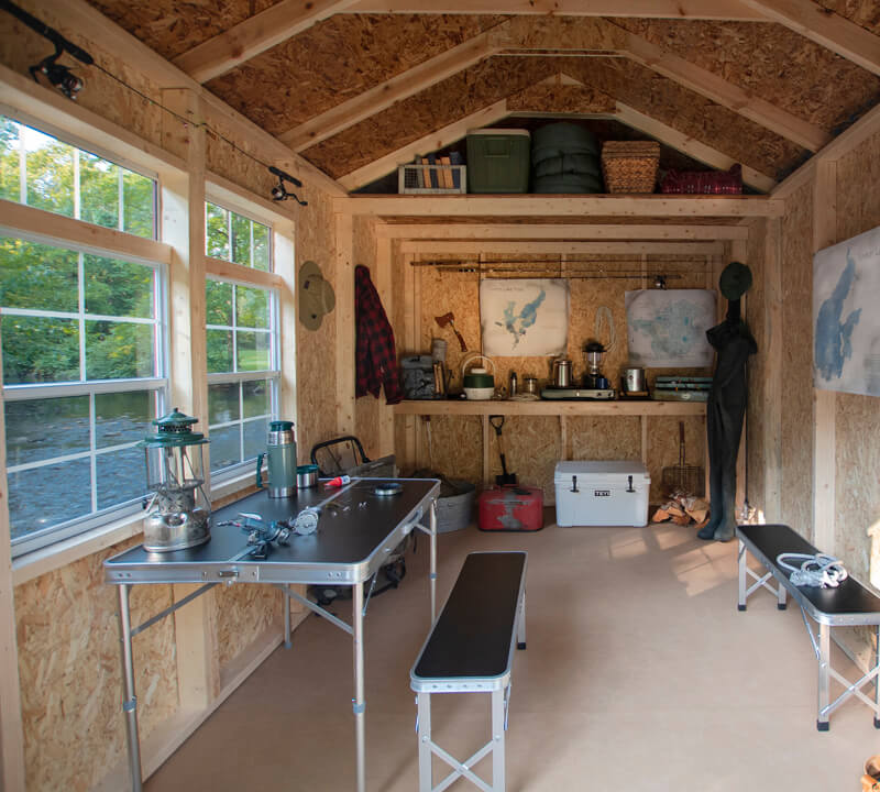 Amazing Fishing Shed Storage Ideas, Fishing Tackle Garage Storage Ideas