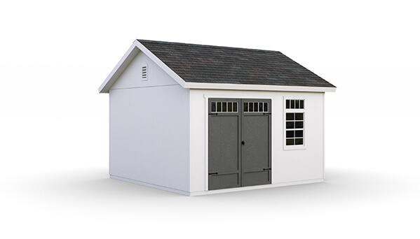 white shed