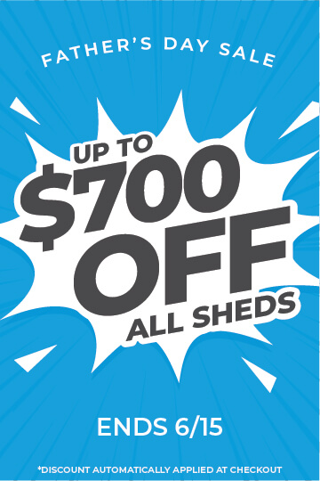 Up to $700 Off All Sheds